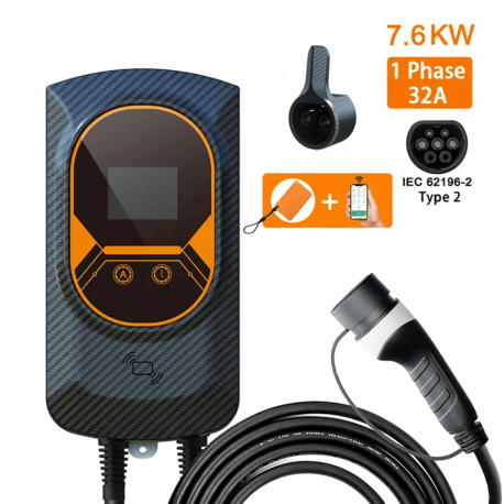 Câble de charge voiture électrique + prise secteur - Équipement auto