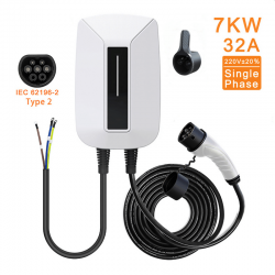 Chargeur rapide portable voiture électrique 7.2 kW 32A P17 Type 2 - Tesmile