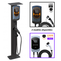 FNRIDS 22 KW Borne de Recharge Véhicule électrique, 32A Borne de Recharge Type  2 Triphasée avec APP Et Prise IEC 62196-2, Chargeur Voiture électrique avec  Câble de 5m en destockage et reconditionné chez DealBurn