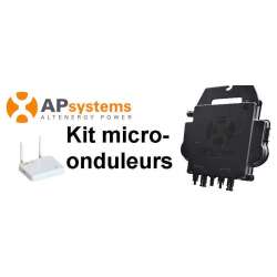 Kit micro-onduleur APSYSTEMS 6 Panneaux.