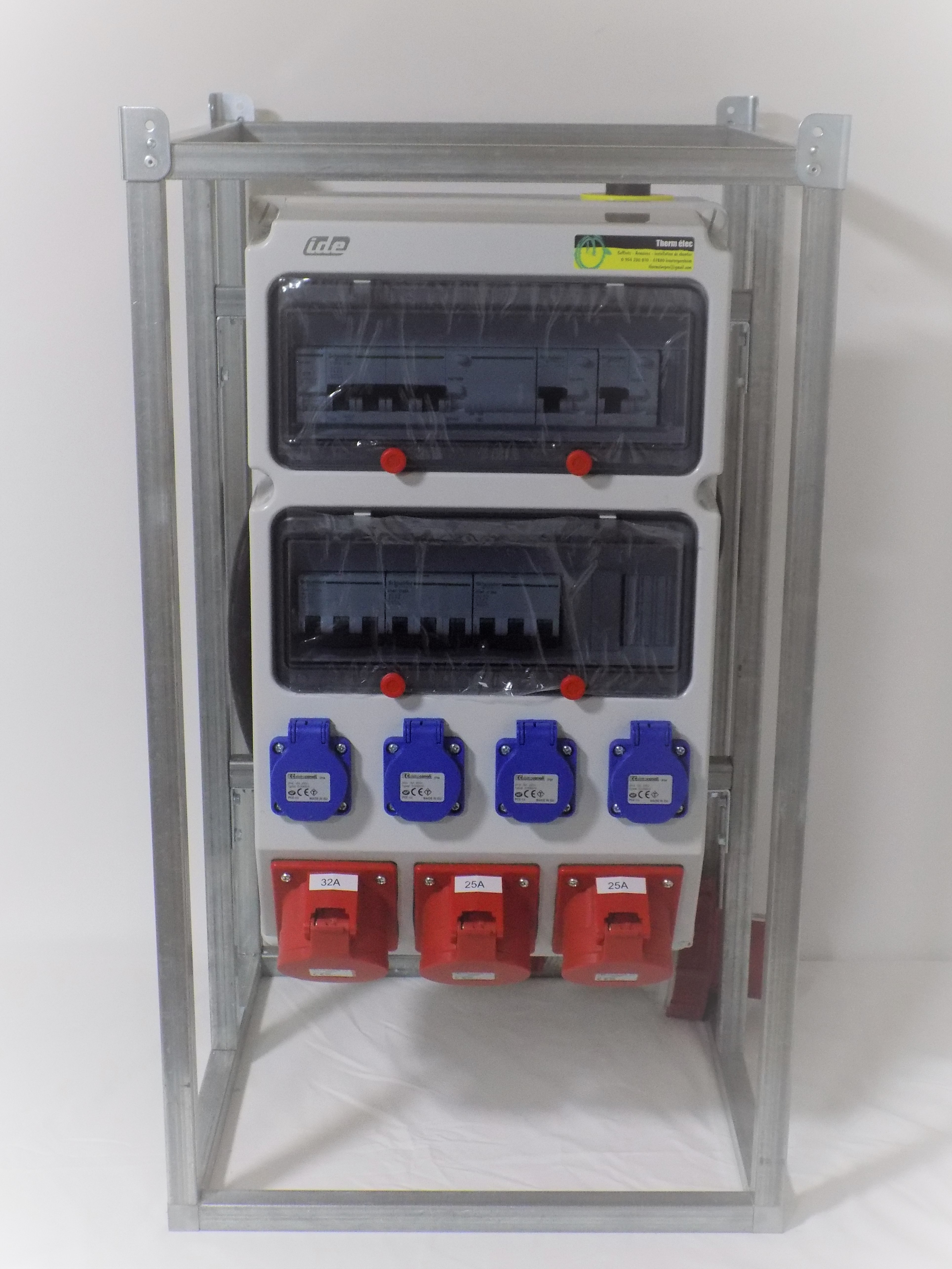 Coffret de chantier et compteur de chantier conforme EDF ...